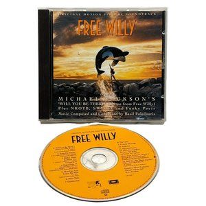 Free Willy CD Original Motion Picture Soundtrack 1993 12 Tracks